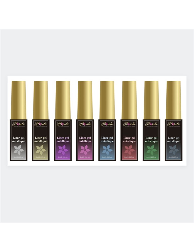 UV Gel Metallic Liner Collection * Floralie