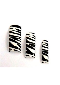 Box of 70 Nail Tips * Zebra 