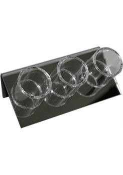 Display stand 3 round holders * Choice of 3 colors 
